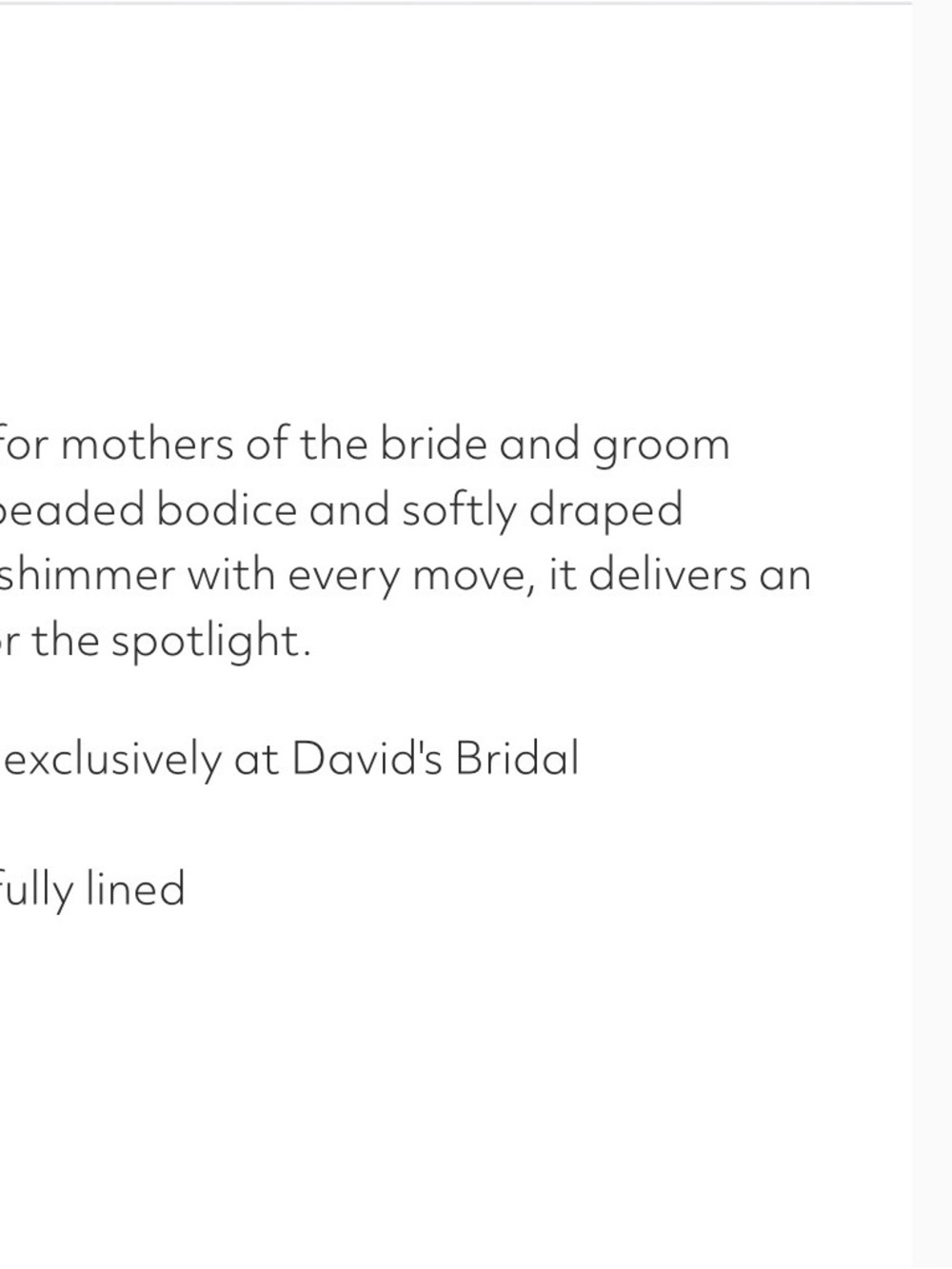 Mother of the Bride Dress